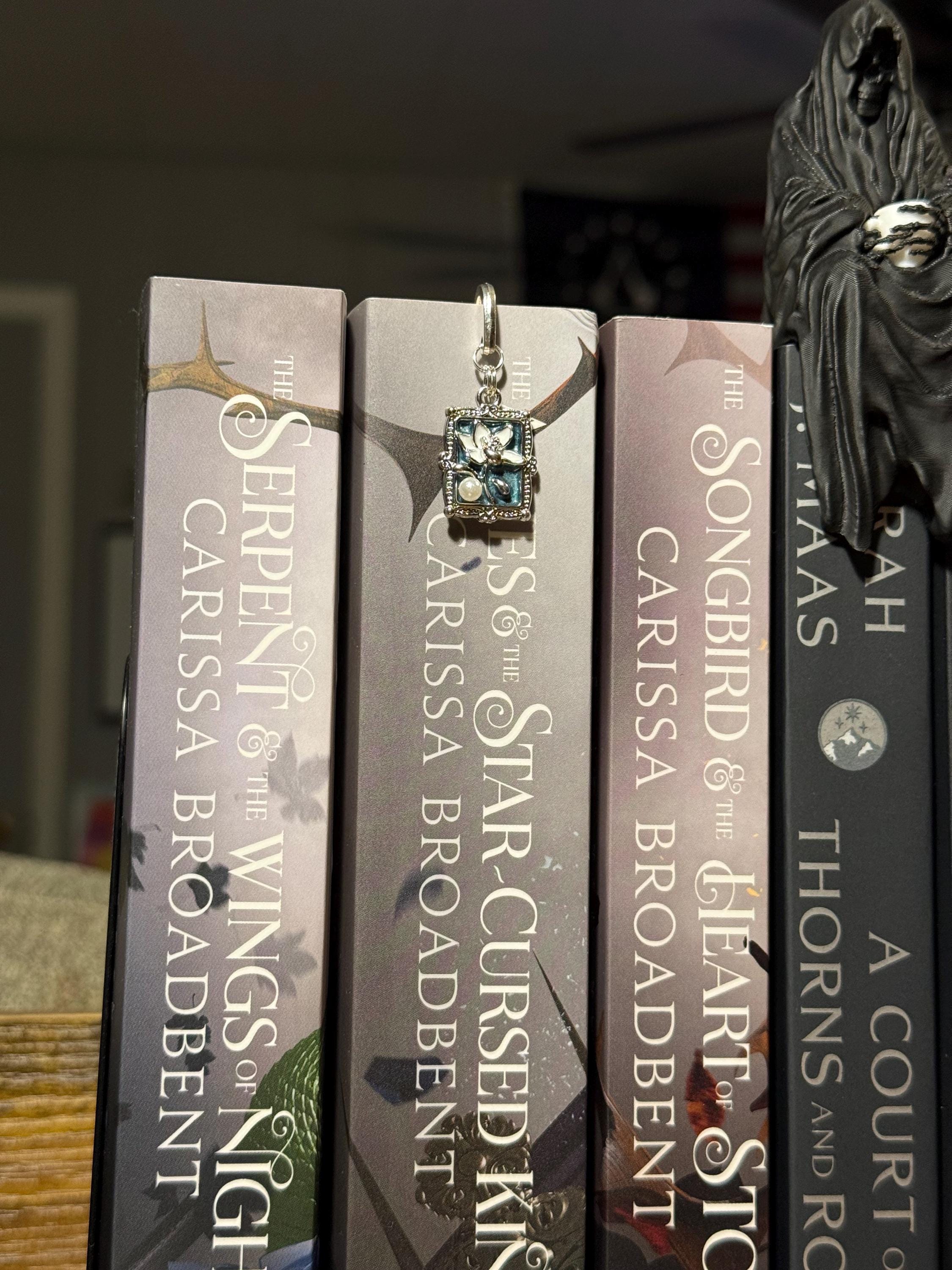 Handmade metal bookmark, gold plated, booktok, bookstagram, silver plated, Acotar, tog, quicksilver, housemaid, star,