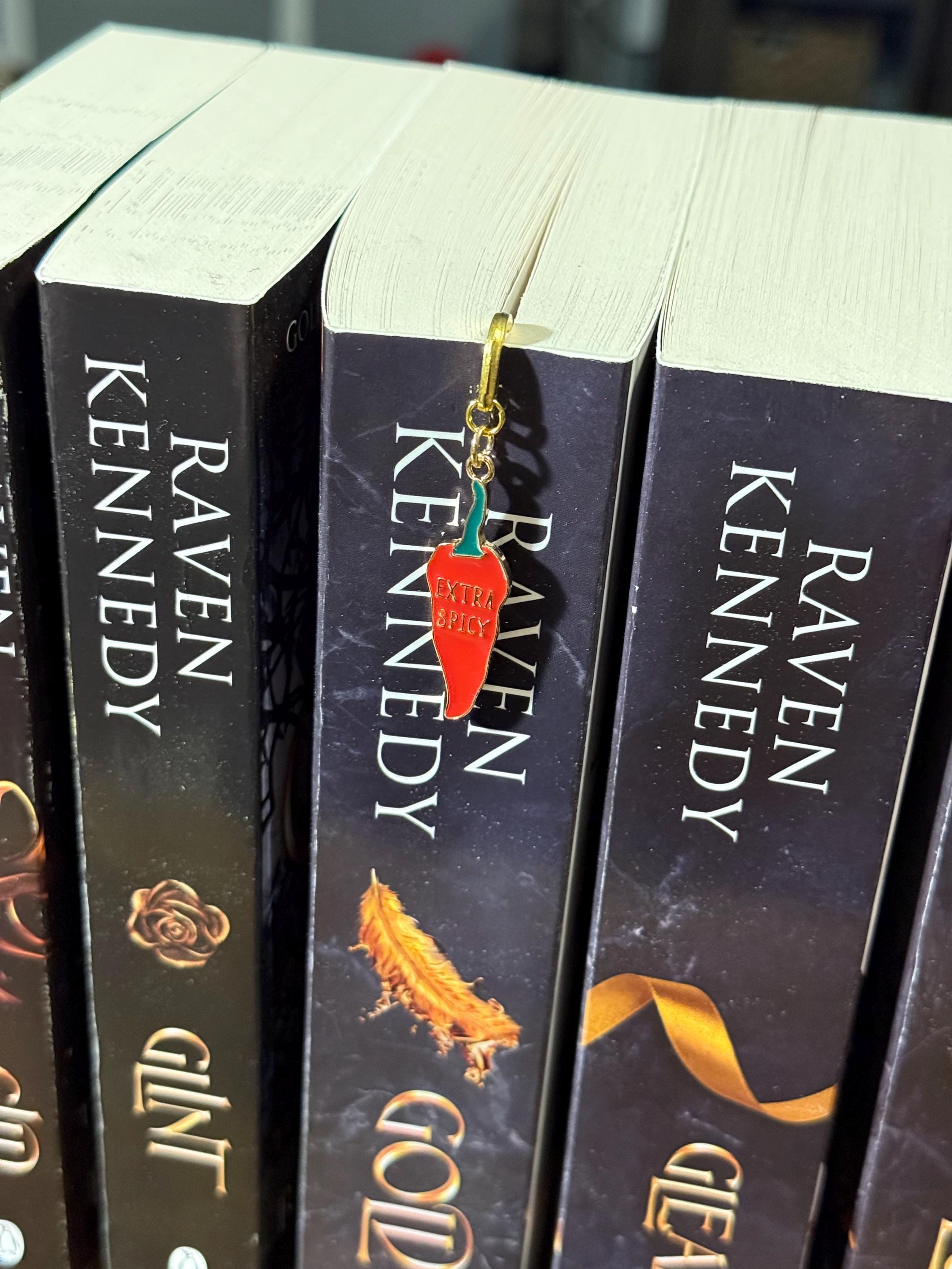 Spicy handmade metal bookmark, gold plated, booktok, bookstagram, silver plated, Acotar, tog, quicksilver, housemaid, star, spicy