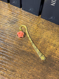 Handmade metal bookmark, gold plated, booktok, bookstagram, silver plated, Acotar, tog, quicksilver, housemaid, star,