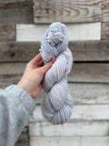 Morning frost bulky hand dyed bulky merino wool, 109 yard, 5 weight, semi solid, multicolor, indie dye, superwash