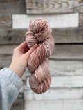 Cashmere fog bulky hand dyed bulky merino wool, 109 yard, 5 weight, semi solid, multicolor, indie dye, superwash