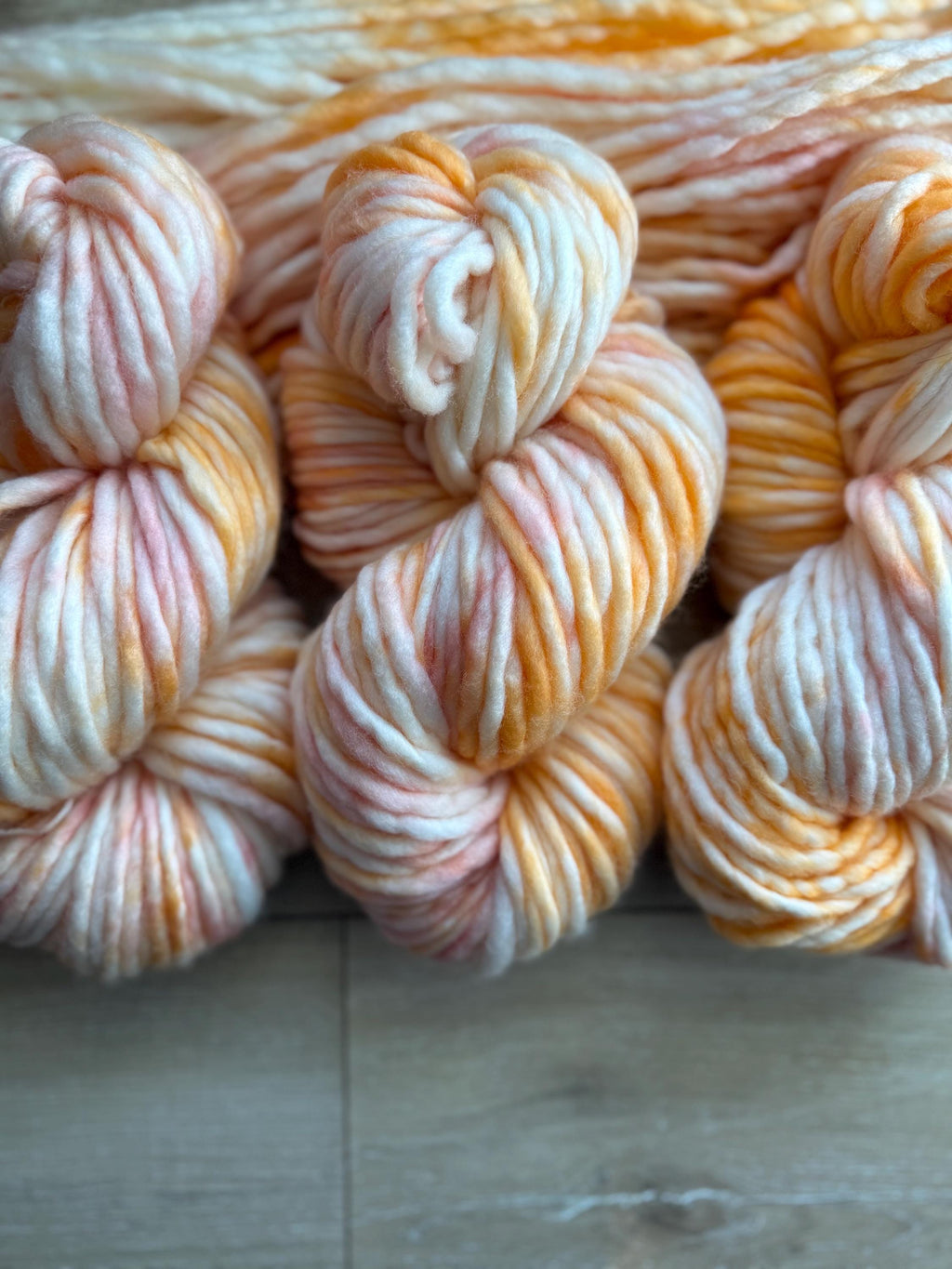 Lotus Hand dyed super bulky merino wool, 98 size 6 weight, pastel, speckled, solid, multicolor, indie dye,