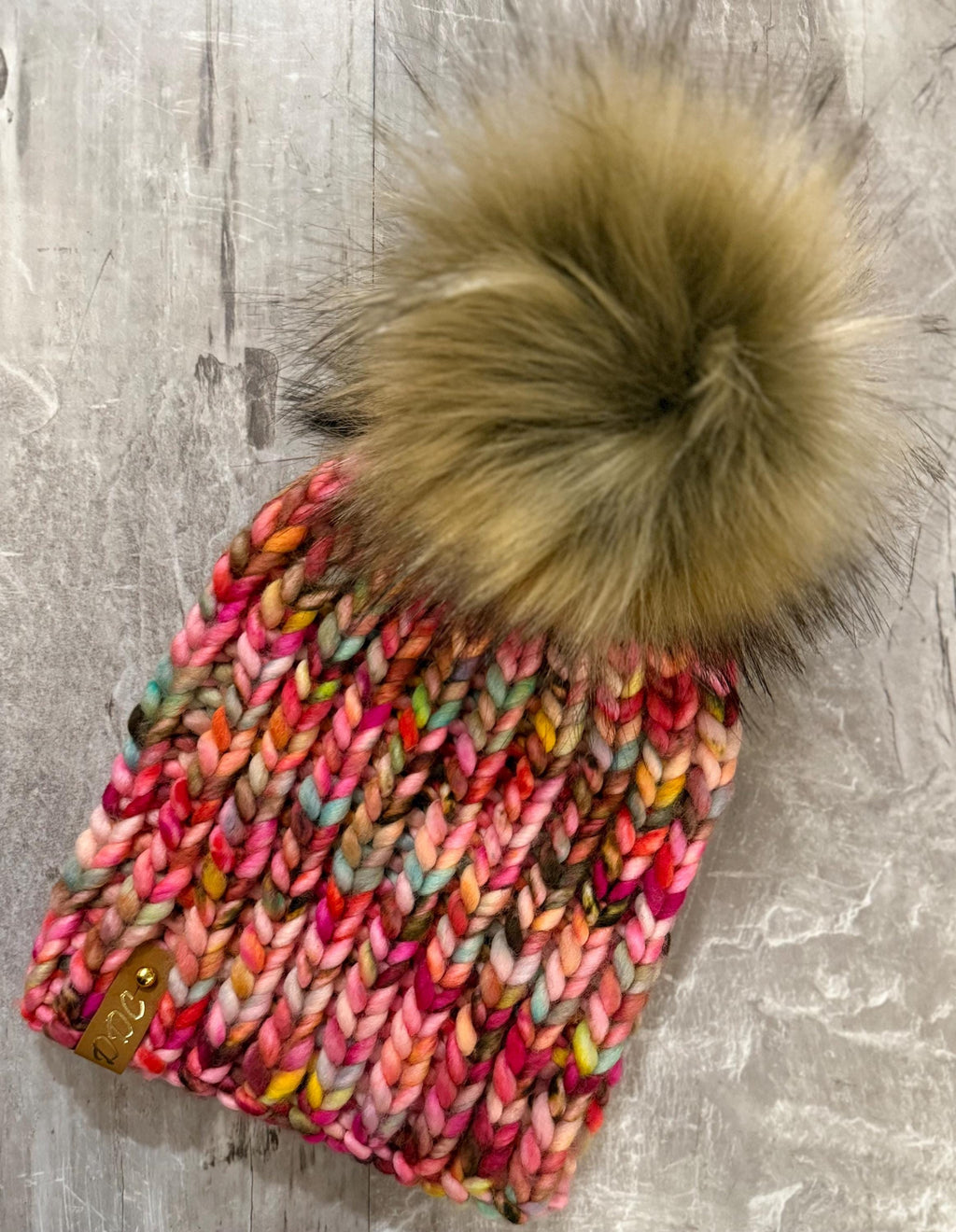 Disco multi color Knit luxury beanie, adult beanie, hat, winter toque, merino wool, adult medium, for her, handmade, gift