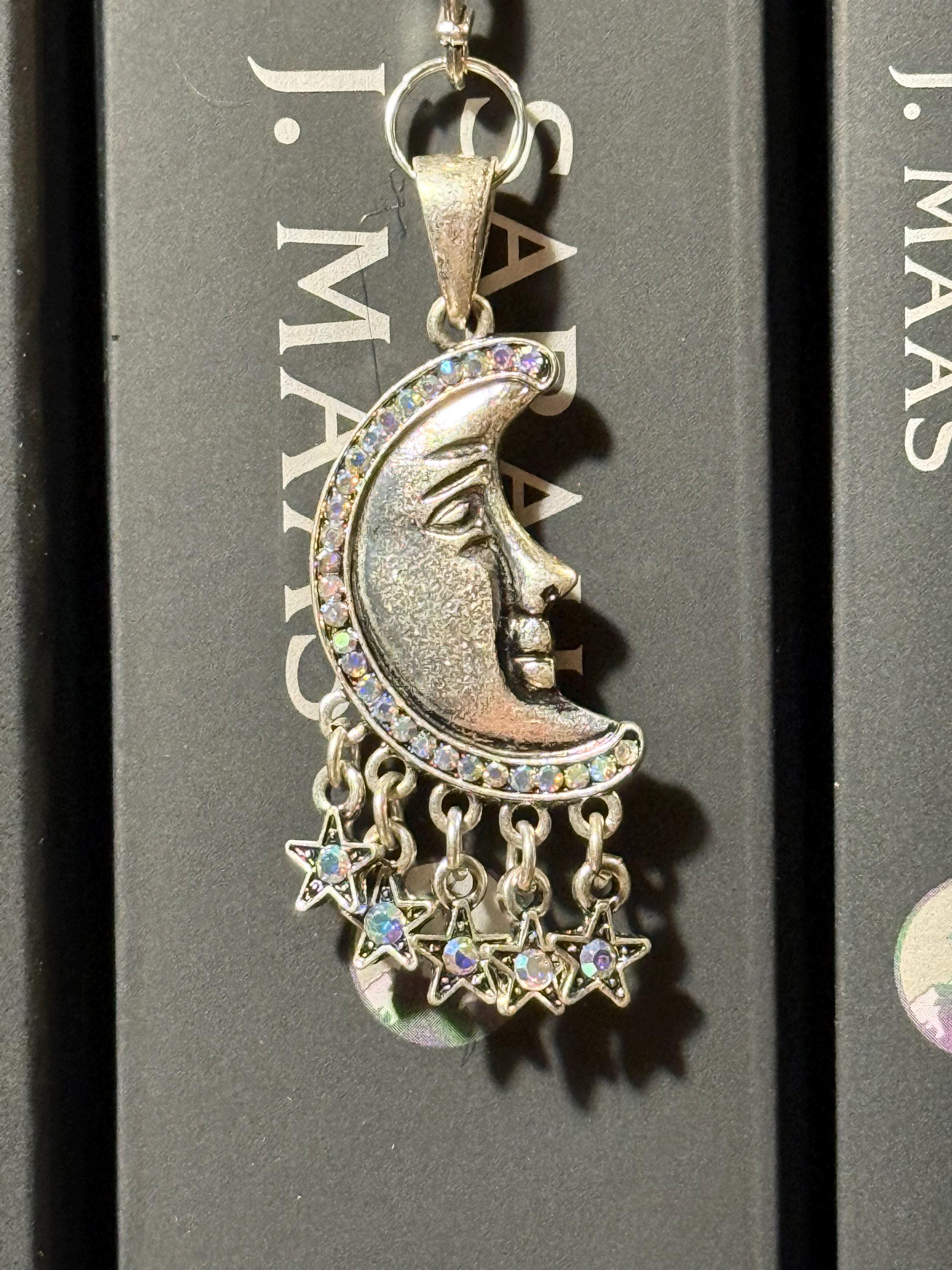 Moon and stars handmade metal bookmark, gold plated, booktok, bookstagram, silver plated, Acotar, tog, quicksilver, housemaid, star,