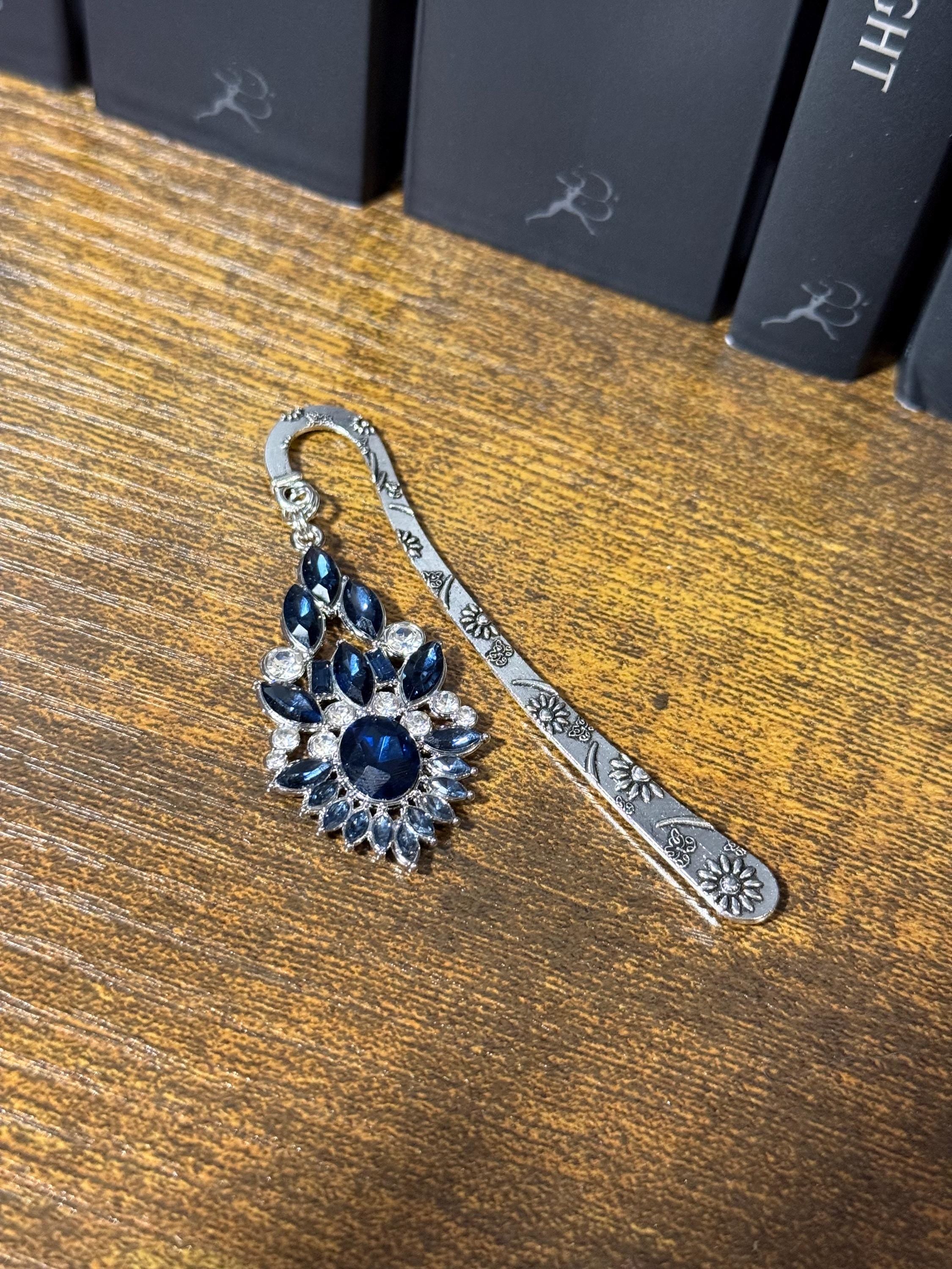 Handmade metal bookmark, gold plated, booktok, bookstagram, silver plated, Acotar, tog, quicksilver, housemaid, star,
