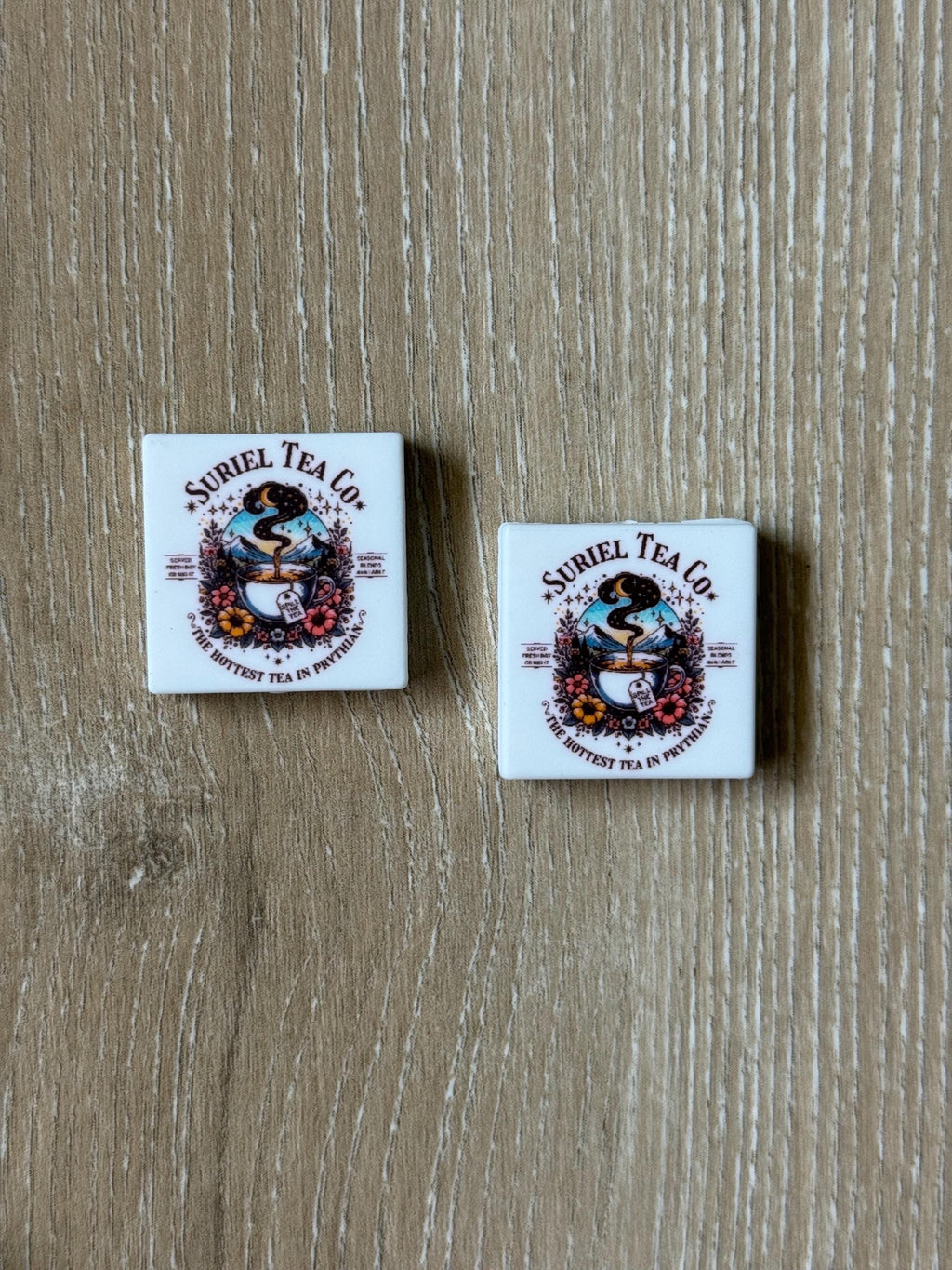 Needle stoppers, stitch stopper for knitting needles, Acotar , books, reading, suriel tea co