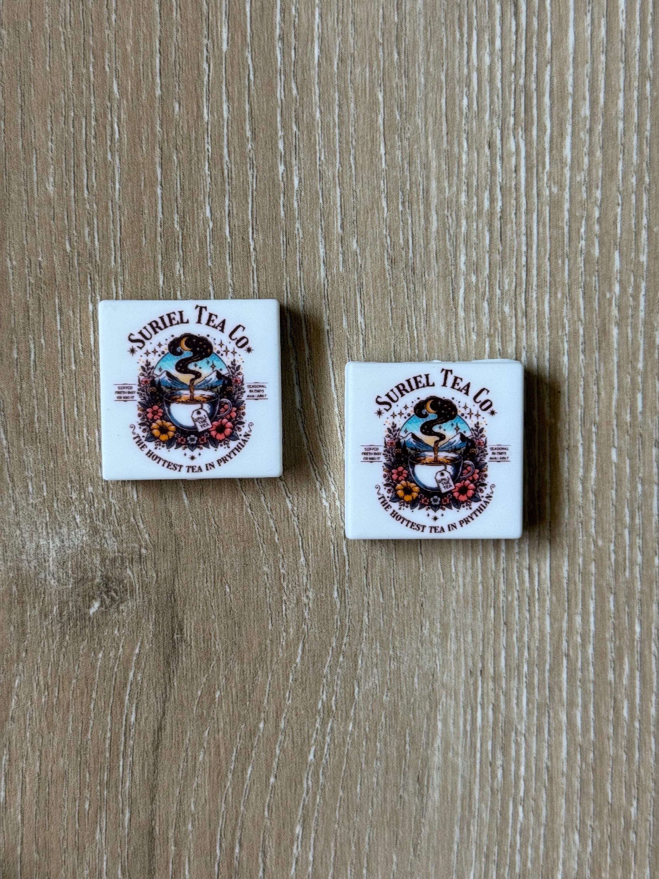 Needle stoppers, stitch stopper for knitting needles, Acotar , books, reading, suriel tea co