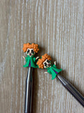 Needle stoppers for knitting needles, Halloween, Winnie, hocus