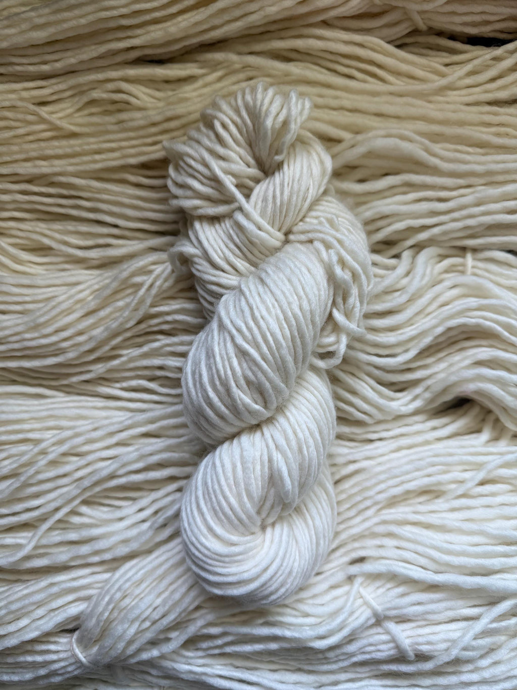 Natural light bulky hand dyed bulky merino wool, 109 yard, 5 weight, superwash