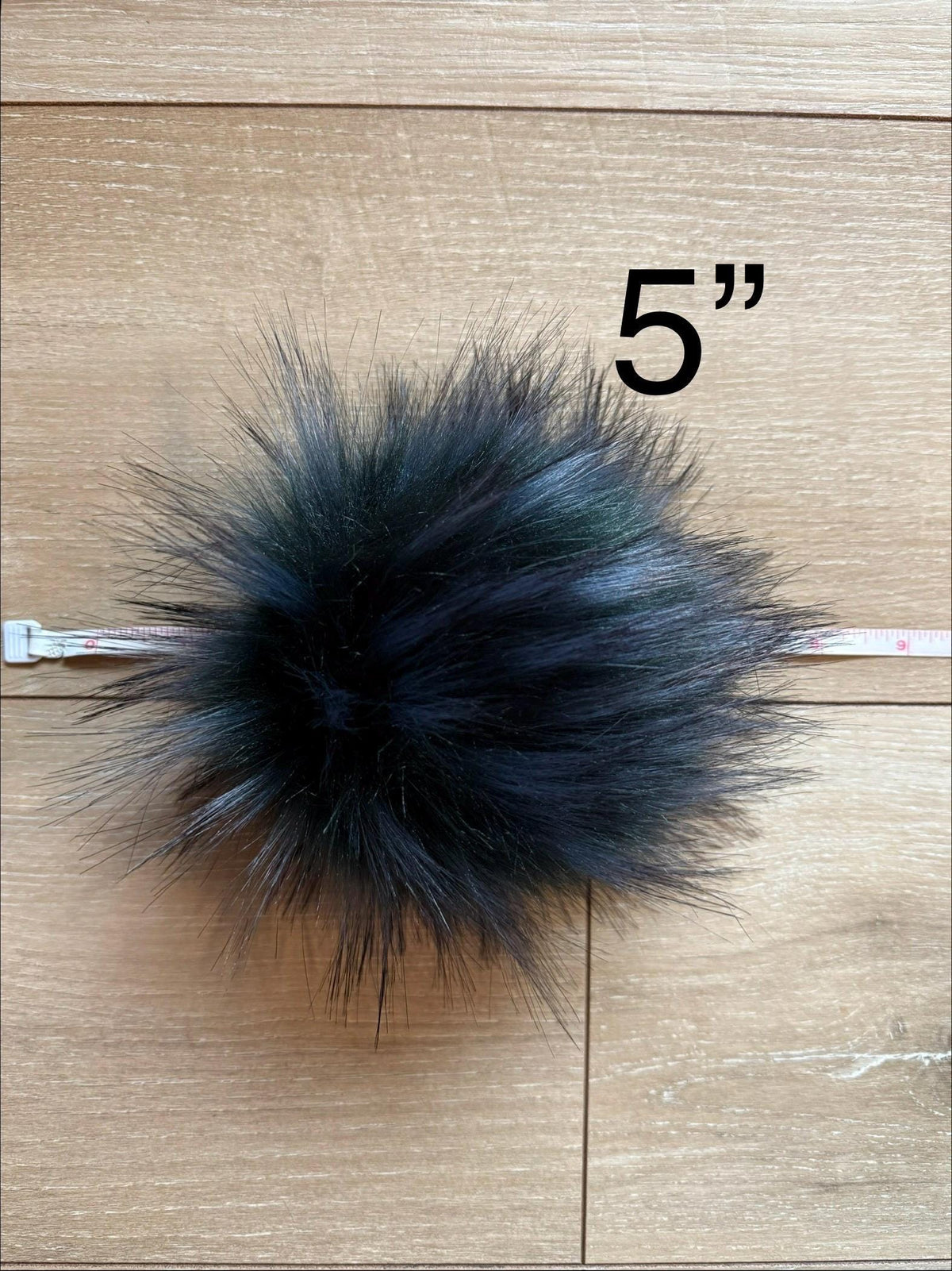 Inkwood luxe Pom, faux fur for knit and crochet beanies, toque topper, winter hat, small medium large mini, for adult baby child