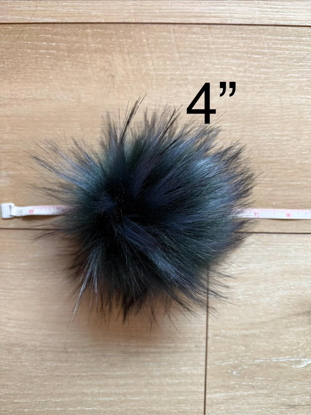 Inkwood luxe Pom, faux fur for knit and crochet beanies, toque topper, winter hat, small medium large mini, for adult baby child