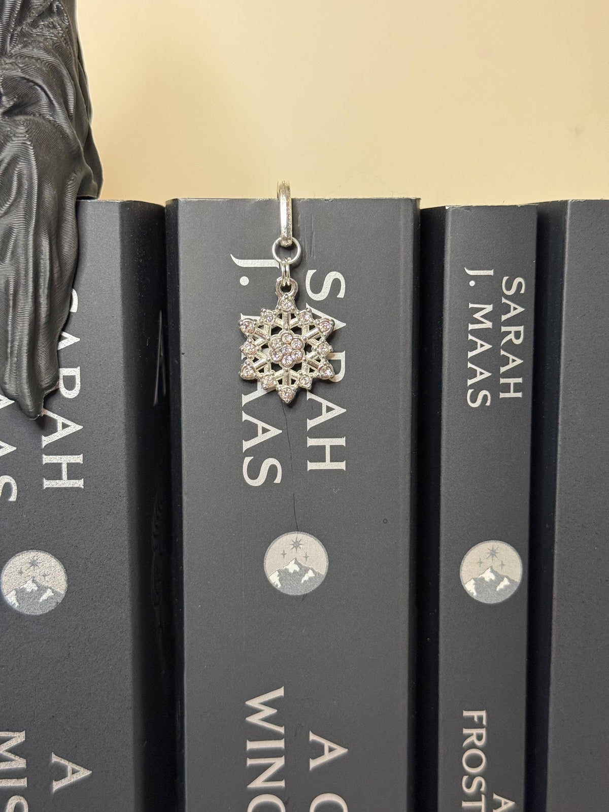 Handmade metal bookmark, snowflake, silver plated, booktok, bookstagram, silver plated, Acotar, tog quicksilver, housemaid, stocking stuffer