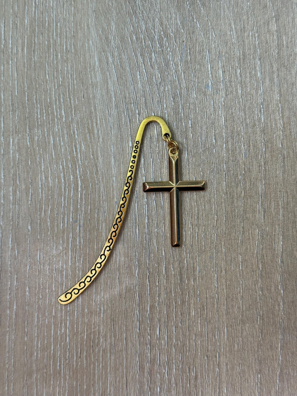 Handmade metal bookmark, cross, gold plated, bible, silver plated, stocking stuffer, gift