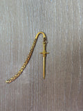 Handmade metal bookmark, sword gold plated, booktok, bookstagram, silver plated, Acotar, tog, quicksilver, housemaid, stocking stuffer, gift