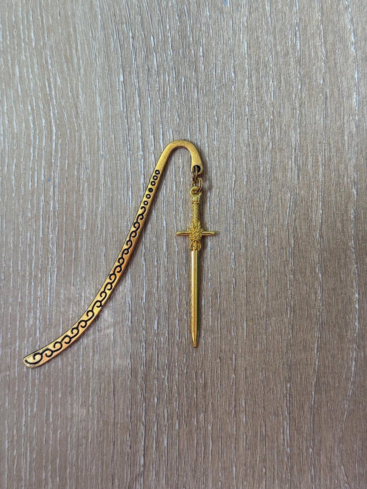 Handmade metal bookmark, sword gold plated, booktok, bookstagram, silver plated, Acotar, tog, quicksilver, housemaid, stocking stuffer, gift