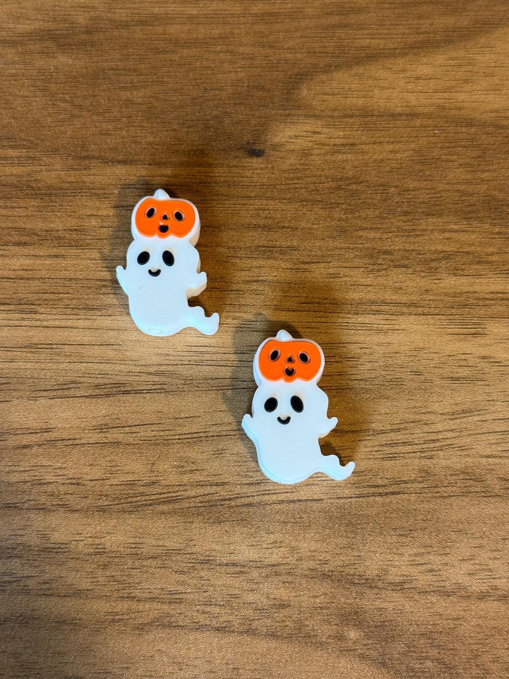 Needle stoppers for knitting needles, Halloween, ghost